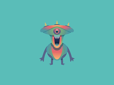 Cute Monster 3-27 adobe adobeillustrator adobephotoshop characterdesign design illustration illustrator monster vector