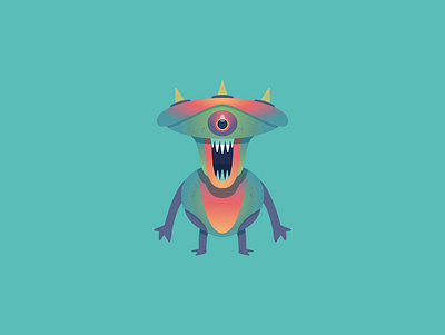 Cute Monster 3-27 adobe adobeillustrator adobephotoshop characterdesign design illustration illustrator monster vector