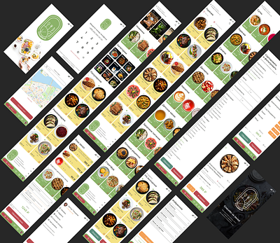 YouMeal adobe illustrator delivery e commerce figma food mobile app restaurant ui ux web design