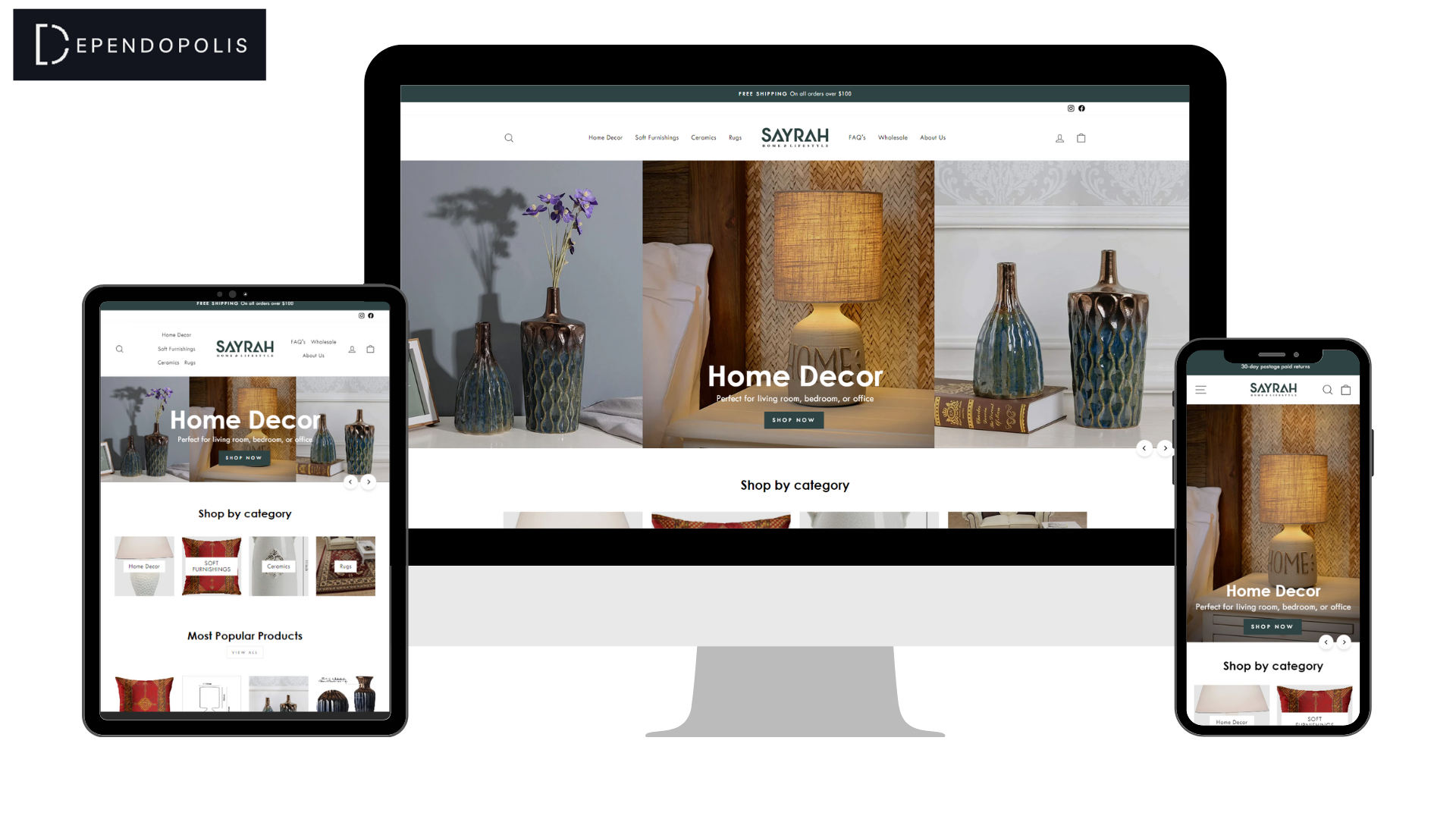 Shopify eCommerce Store (Homeware products) branding design ecommerce graphic design shopify typography ui ux