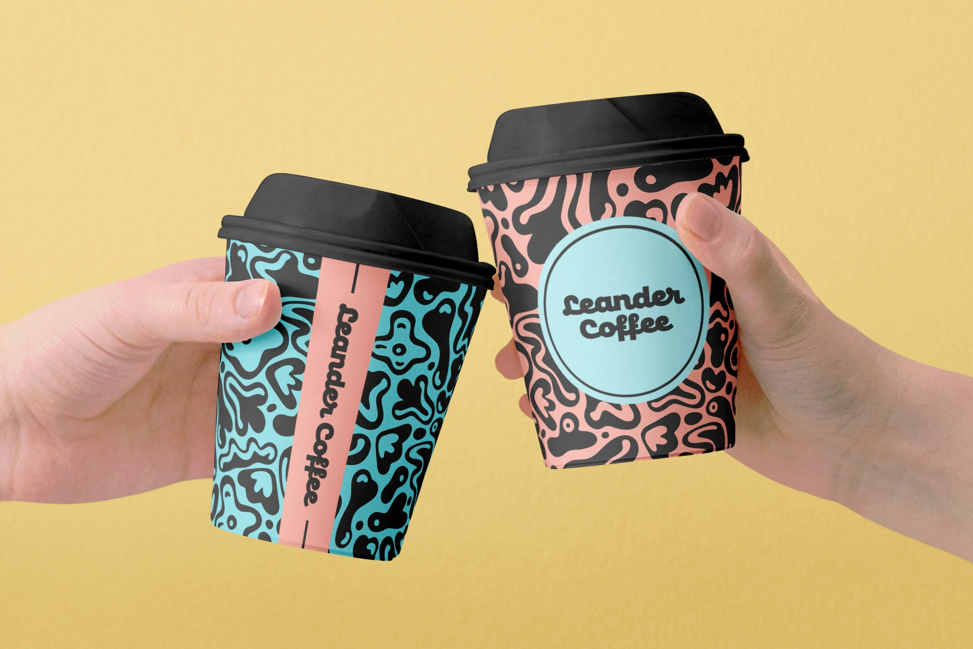 Leander Pattern Pack amorphous apparel design branding design fabric funky graphic design illustration packaging pattern pattern design product design seamless surface pattern textiles