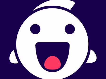 Phanto's Playful Wink! 👻 2d animation branding design ghost graphic design logo motion graphics
