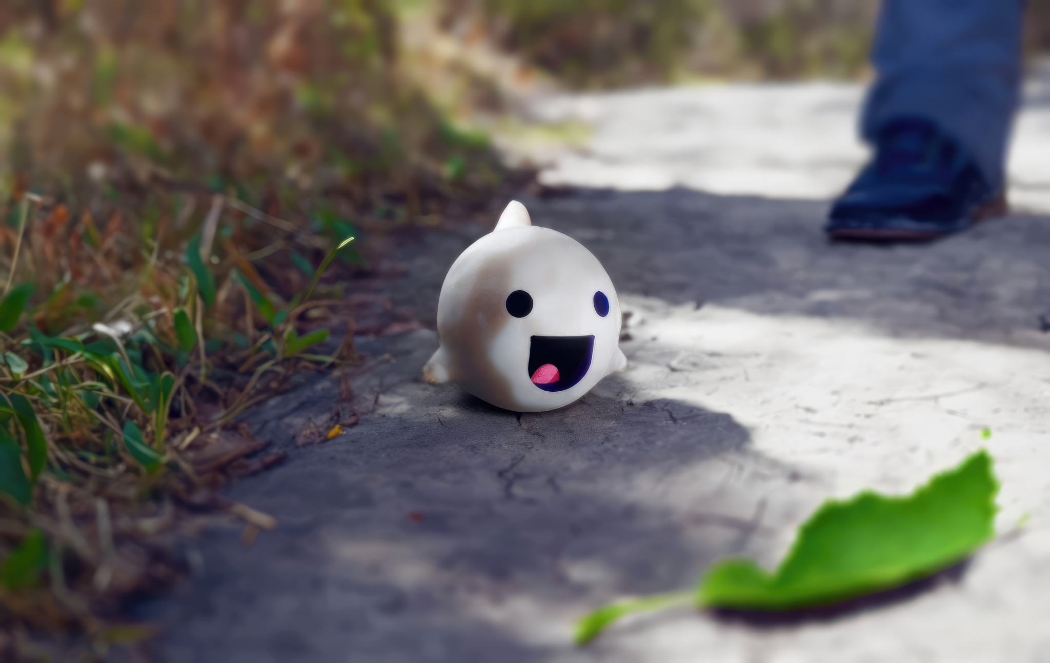 Phanto's Size Demo! 👻 3d logo montage