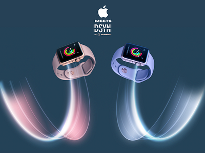 A NEW LOOK to THE LIGHT TRAIL Effect FOR THE APPLE WATCH 3d animation app branding design figma graphic design illustration logo motion graphics ui uiux ux vector