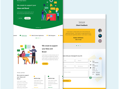 IT Firm Landing Page creativedesign designinspiration designthinking digitaldesign interactiondesign mobileui prototyping responsivedesign uidesign uipatterns uireview uiux userexperience userinterface uxdesign visualdesign webdesign webdevelopment webusability wireframing