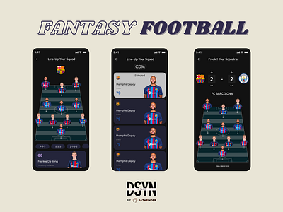Fantasy Football - UI/UX Design Ideas 3d app branding design elements fantasy football graphic design illustration logo motion graphics ui uiux vector