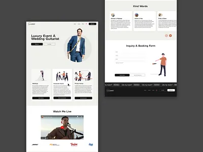 Responsive Website Design branding case study landing page inspiration modern landing page design modern website design personal portfolio professional website responsive website design ui design ux design website design inspiration