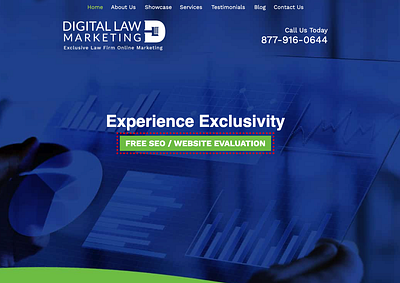 Digital Law Marketing graphic design web design website design