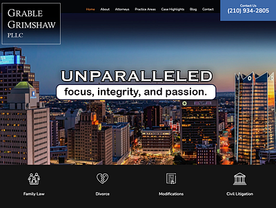 Grable Grimshaw PLLC - San Antonio Family Lawyers family lawyer graphic design web design website design