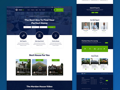 Real Estate Website Design figma real estate real estate agency real estate design real estate ui realestatedevelopment webdesign website design