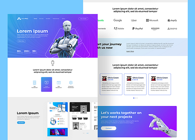 Aivro - Custom Website Design branding custom development design graphic design ui wordpress development