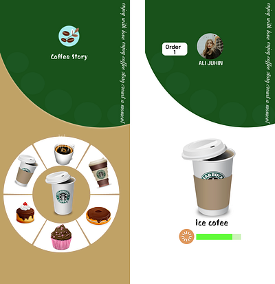 coffee story app design app app design coffee coffee shop coffee shop app coffy app figma ui ui dessign uiux ux design