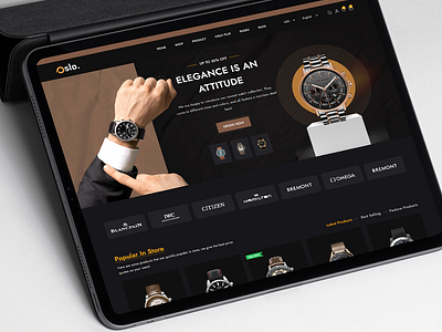 Watch Website Design ecommerce fashionwatches luxury watch watch ecommerce watch store watch website watchdesign webdesign