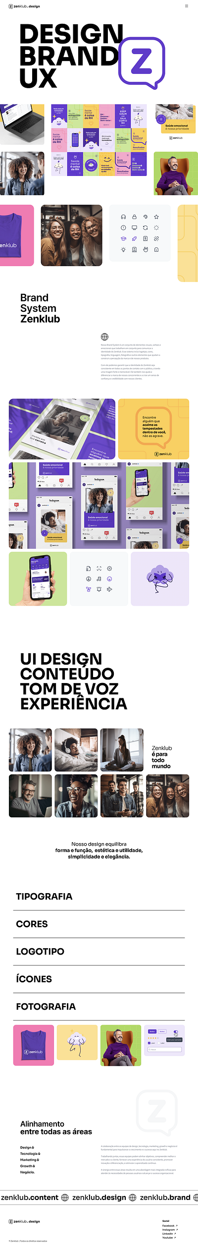 Zenklub's Brand System digital illustration graphic design illus ui website