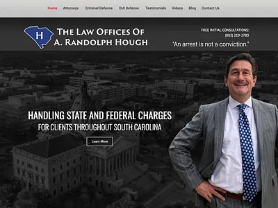 The Law Offices of A. Randolph Hough, P.A. criminal attorney criminal defense lawyer graphic design web web design website design