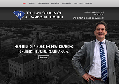 The Law Offices of A. Randolph Hough, P.A. criminal attorney criminal defense lawyer graphic design web web design website design