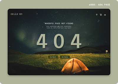 404 Page - Website | Daily UI Challenge #008 008 404 404 page clean dailyui dailyui008 dailyuichallenge design error page figma figmadesign figmauidesign minimal ui uidesign ux uxdesign website