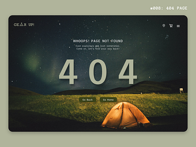 404 Page - Website | Daily UI Challenge #008 008 404 404 page clean dailyui dailyui008 dailyuichallenge design error page figma figmadesign figmauidesign minimal ui uidesign ux uxdesign website