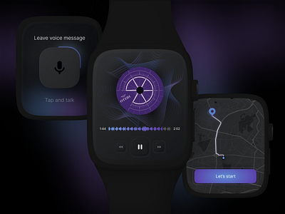 Theme concept for smart watches concept design theme ui ui ux watch watchos