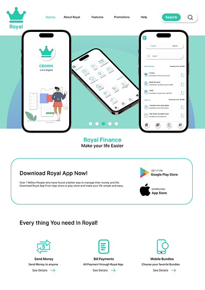 Finance App Mobile Ui/Ux Design app design branding design figma finance app mobile app ui ui design ui ux design user interface website app website design