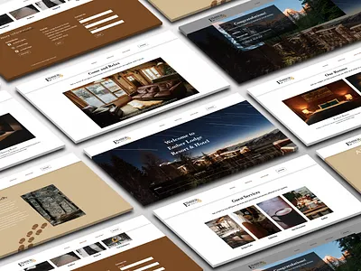 Hotel Landing Page Design branding css graphic design html ui web design