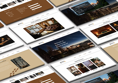 Hotel Landing Page Design branding css graphic design html ui web design