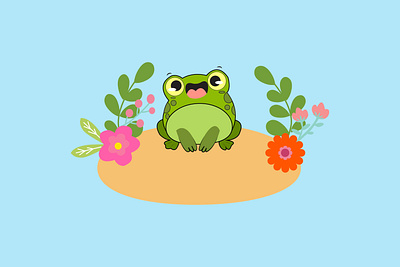 Frog vector Art animation art branding character design frog frog design graphic design illustration logo motion graphics t shirt vector