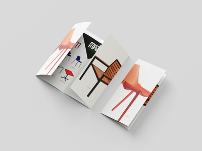 Quad Fold. Mobiliario de Terraza. Marca: Melman branding design flyers fotografia logo triptico