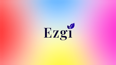 Ezgi - Nutritionist branding design figma graphic design illustration logo logo design logotype vector