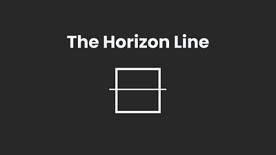 The Horizon Line concept design earth graphic design horizon horizon line motion design motion graphics perspective sky typography video visualisation