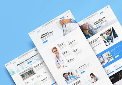 Web certificados médicos medicos ui ux web