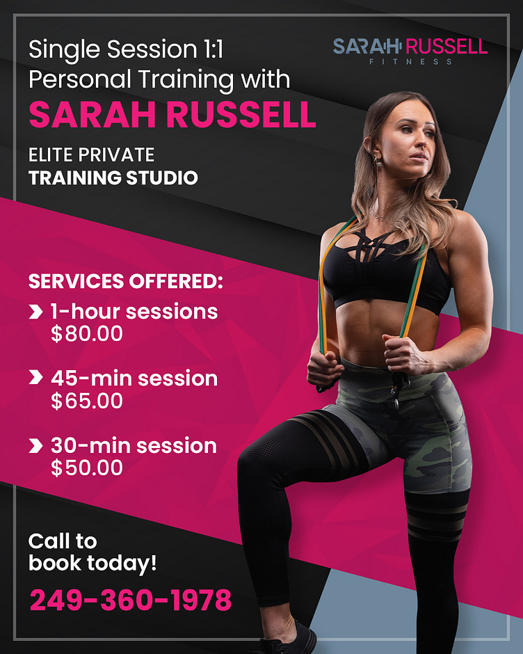 Personal Training Flyer : r/design_critiques