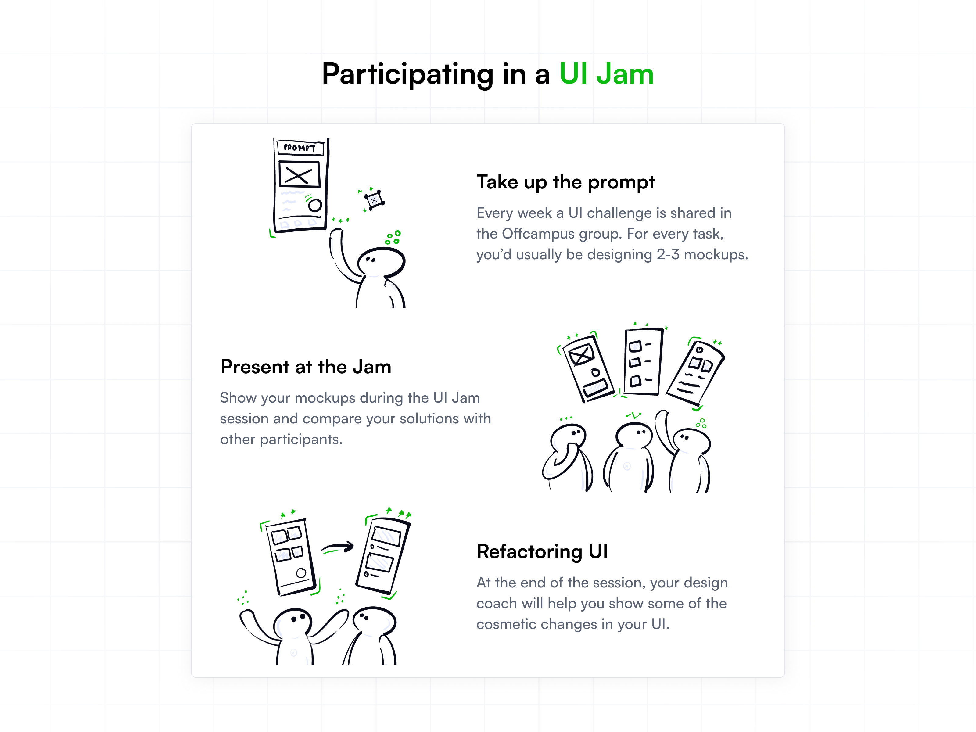 UI Practice Session Doodles activity art branding cohort design activity design discussion doodle graphic design illustration learning minimal offcampus practice procreate program simple ui ux