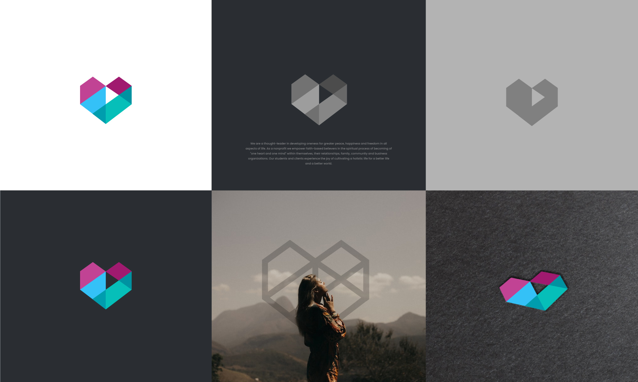 OneHeart_Logo design clean design logo minimal minimalist modern simple simple clean interface