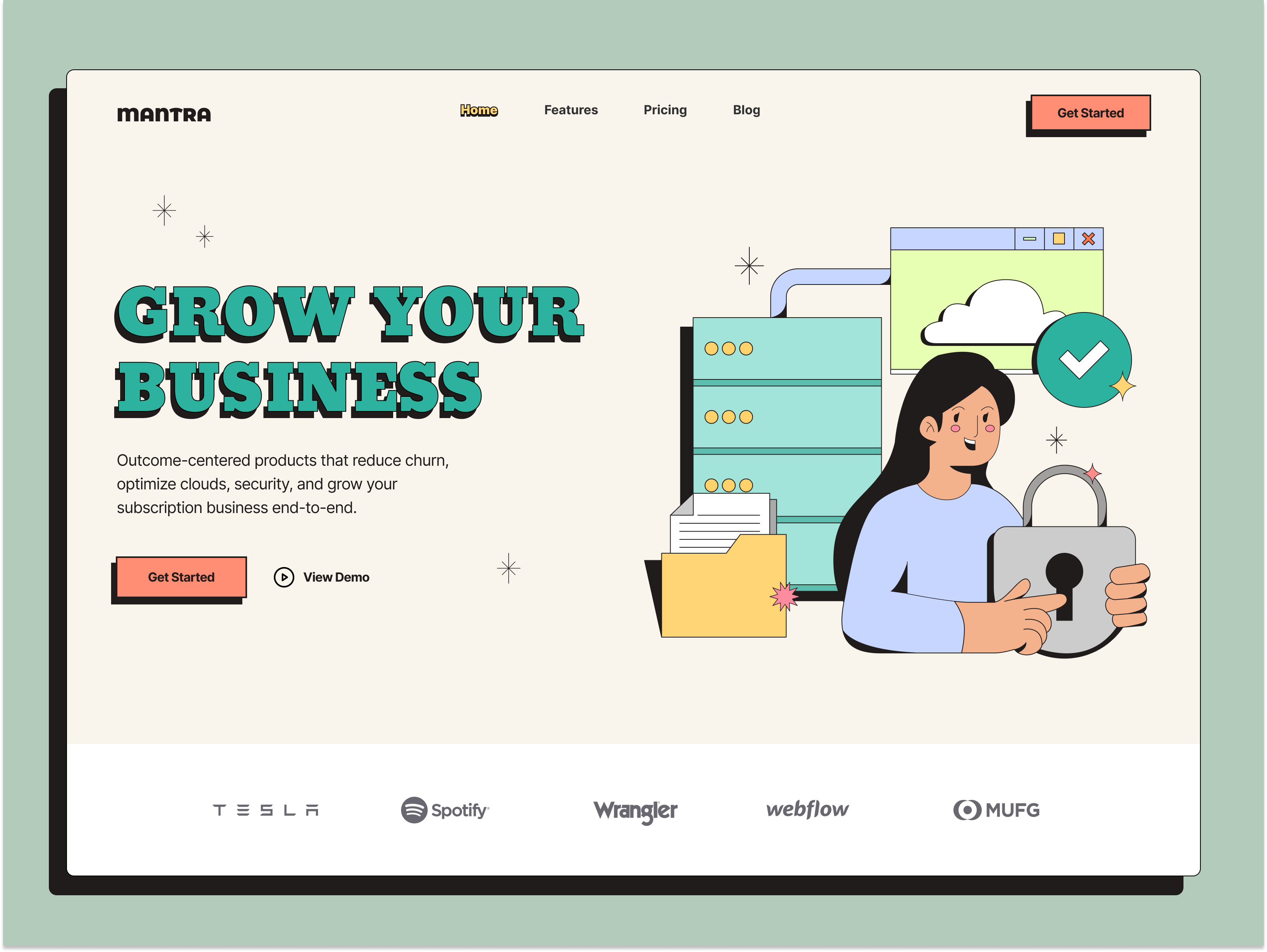 Example of Landing Page
