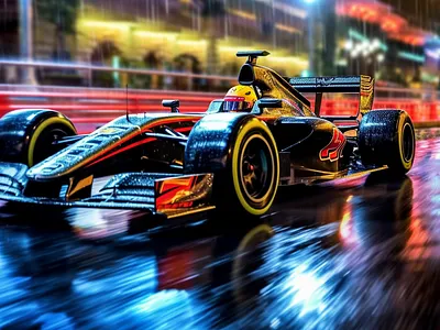 Las Vegas Grand Prix in da Rain