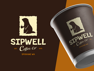 Sipwell Coffee Co. illustrator logo logo design