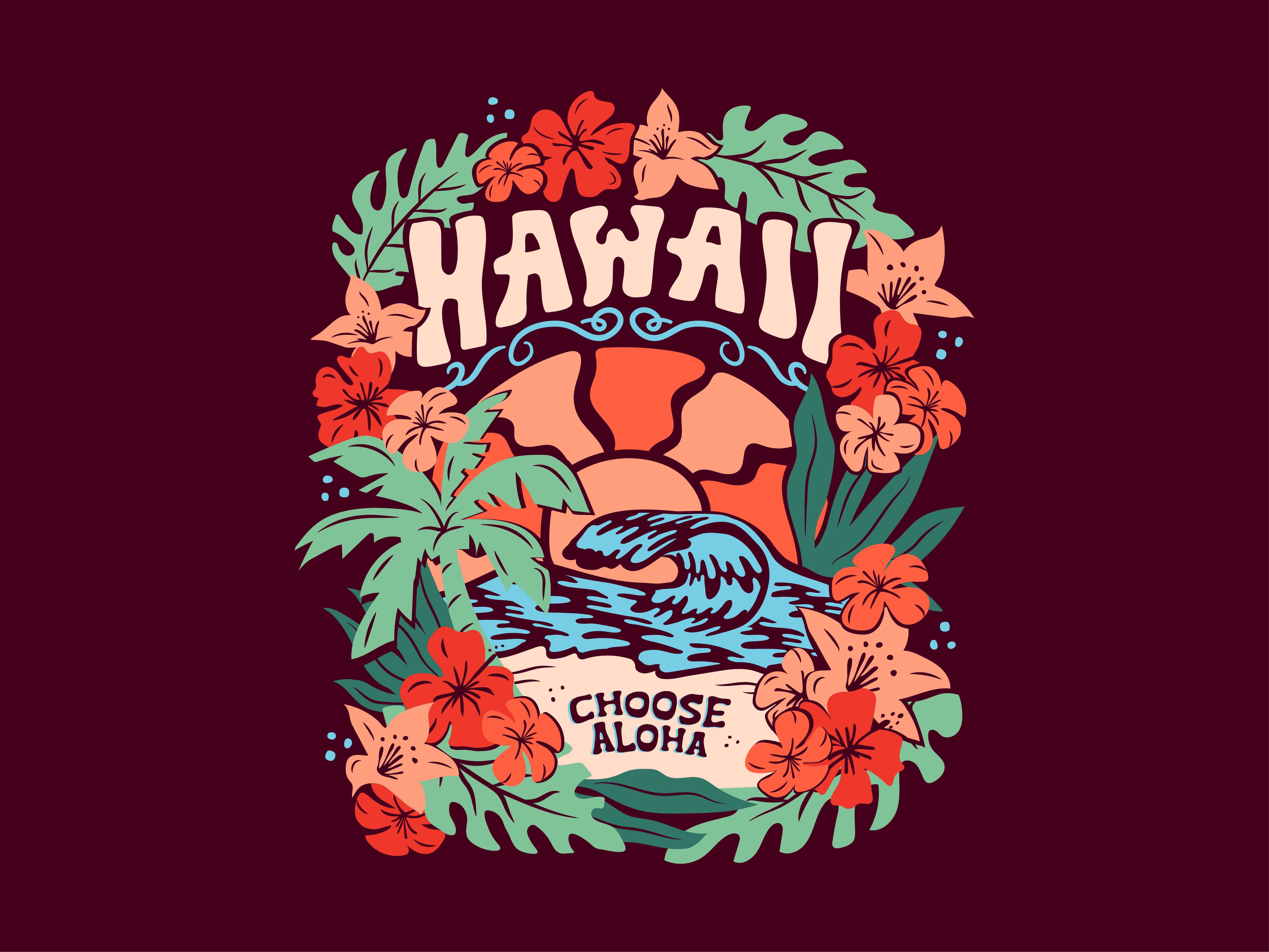 Hawaii designs, themes, templates and downloadable graphic