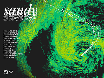 Hurricane Sandy Poster Design 90s band edgy graphic design grunge hurricane poster punk rave