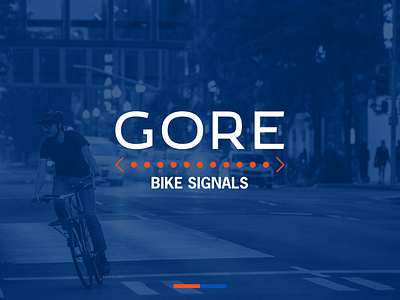 GORE Bike Signals adobe illustrator branding design logo
