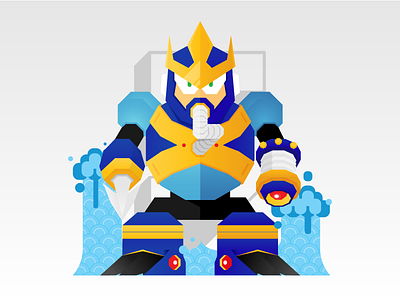 The Mega Boss Rush - 5 design graphic design illustrator megaman sketches vector