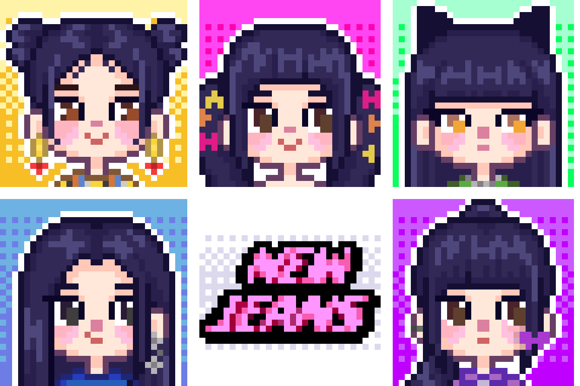 Pixel Art - New Jeans by Mariana Lopes on Dribbble