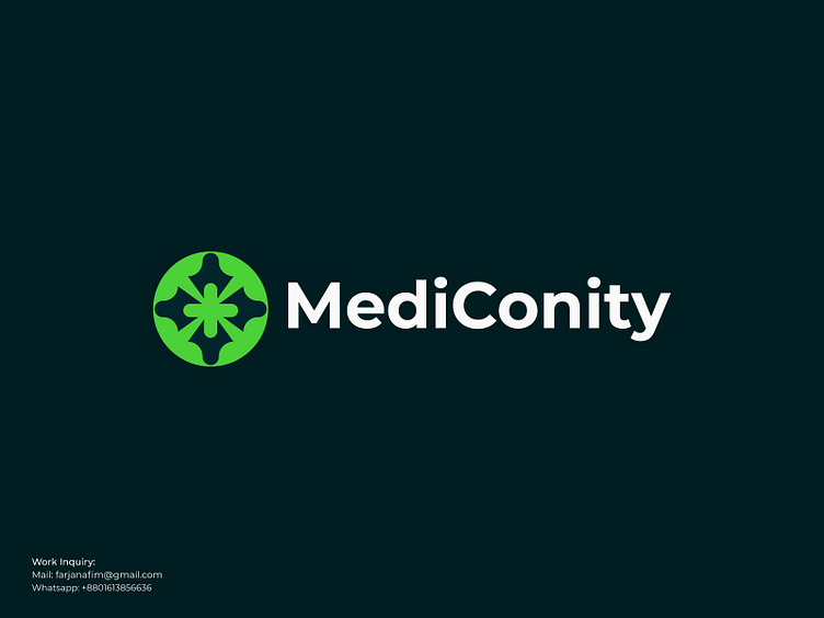 MediConity Logo, Community Logo, Club Logo, Modern Logo by Farjana Fim ...