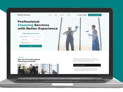 BelRoe Cleaning css design figma tupography ui uiux webdesign wordpress