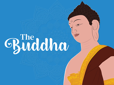 Buddha Illustration 3d app design art buddha creative designer design designer digital art digital artwork graphic design graphic designer illustration logo ui uiux uiux designer ux