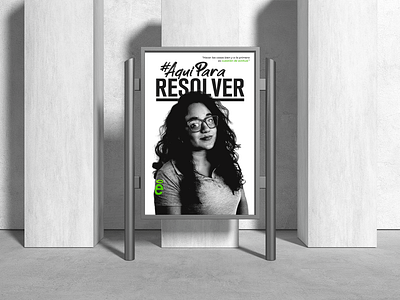 Aquí Para Resolver. Poster x Beneficia.mx