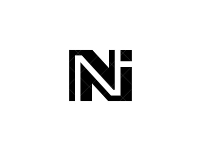 Ni Logo art branding creative design identity in in logo in monogram inspirations lettermark logo logo design logo ideas logotype monogram ni ni logo ni monogram typography vector