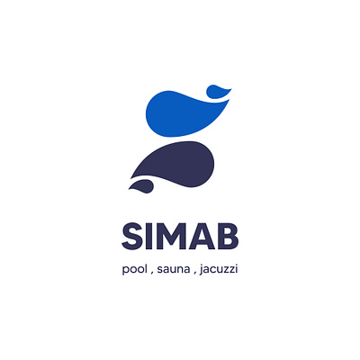 Logo design for a pool equipment company by Amin Hosseini branding design illustration logo monogram pool typography