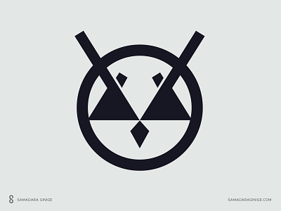 Logo-mark for an app branding camping design geometric illustration logo maintanace mark minimal modern owl samadaraginige simple