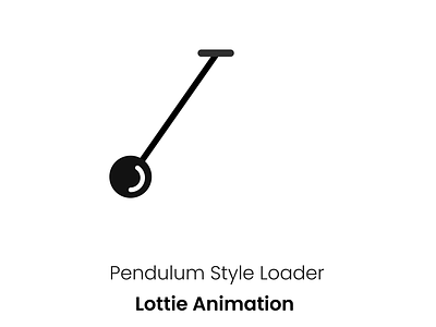 Pendulum Style Loader LottieFile Animation after effects animation app loader bodymovin clock animation clock loader design icons keyframes loader lottie animation lottiefiles motion motion graphics pendulum animation pendulum loader preloader ux website loader